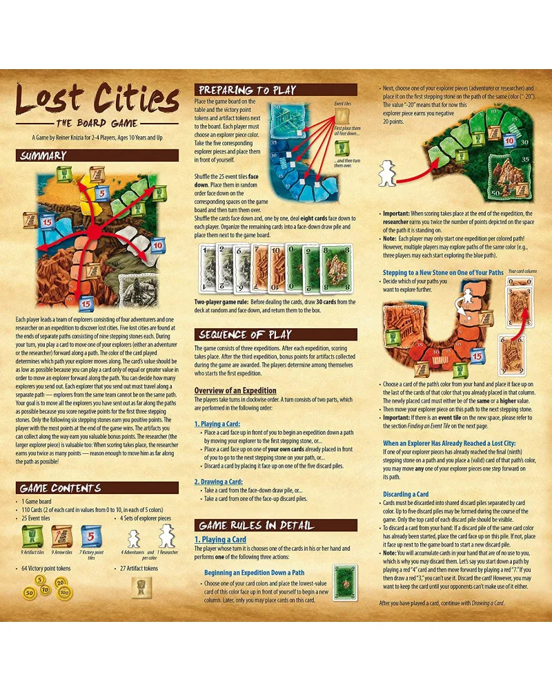 Društvena igra Lost Cities Board Game 