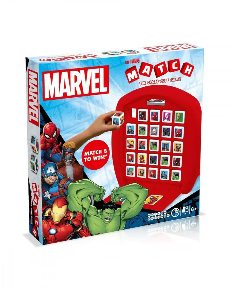 Društvena igra Match - Marvel - Crazy Cube Game 