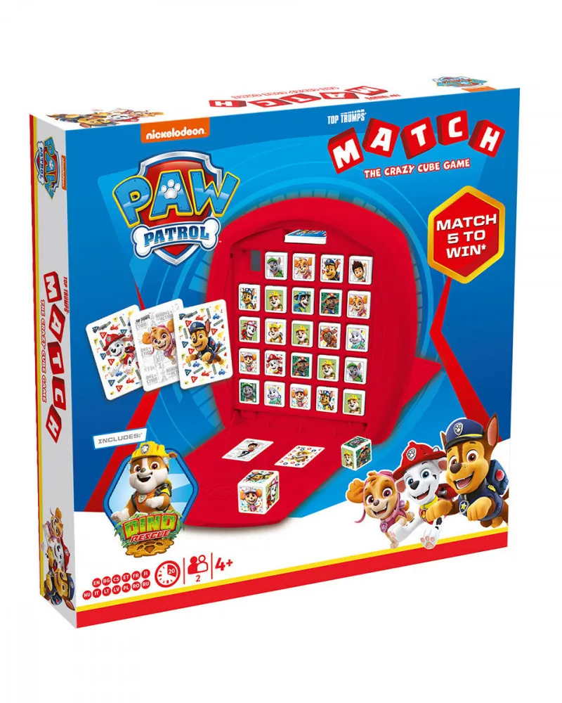 Društvena igra Match - Paw Patrol - Crazy Cube G 