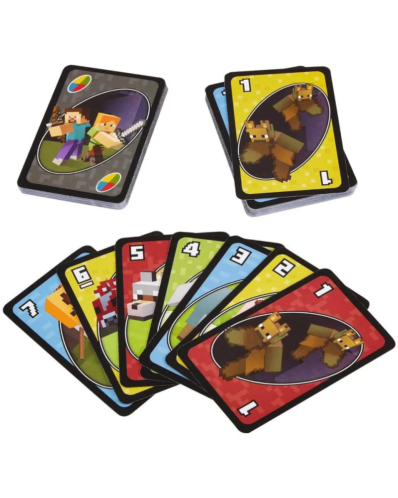 Društvena igra Mattel UNO - Minecraft - Card Game 