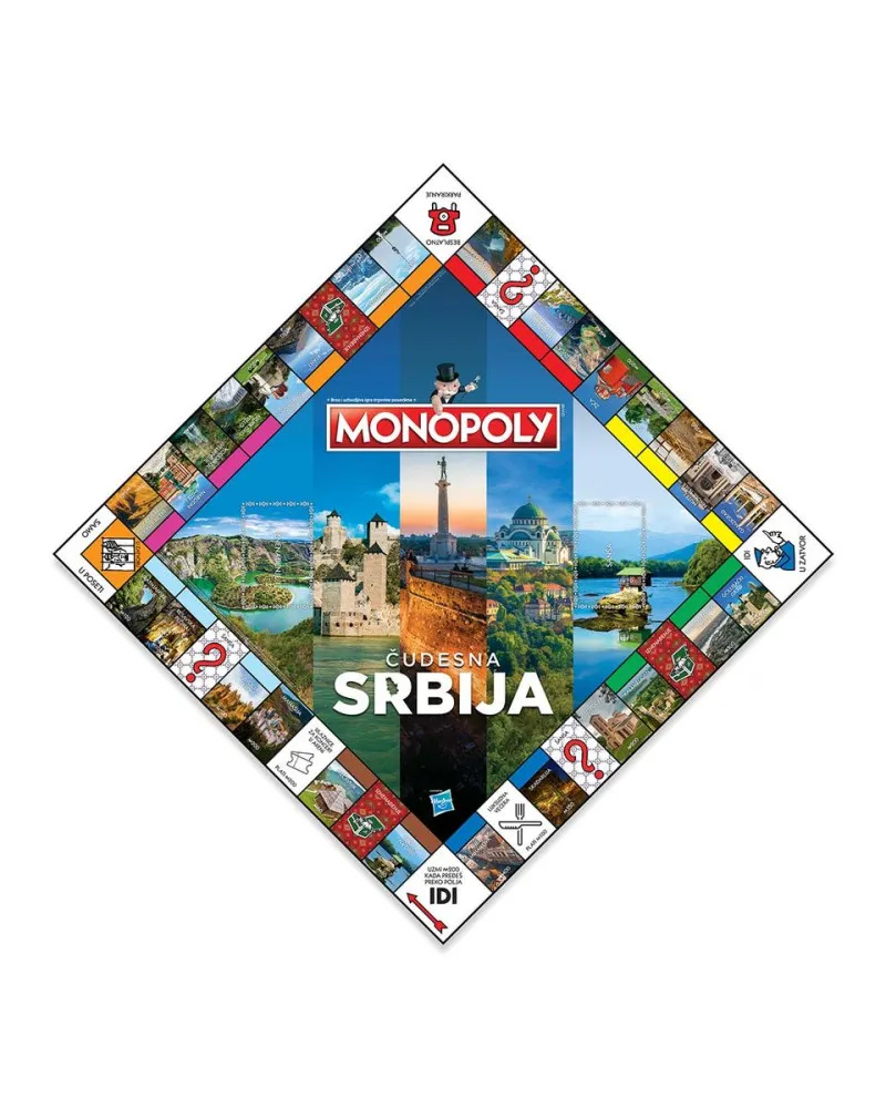 Društvena igra Monopoly - Čudesna Srbija 