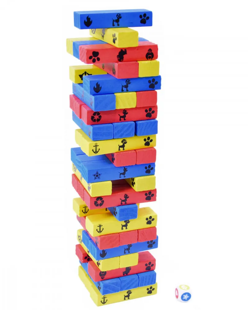 Društvena igra Paw Patrol - Jenga Kula 