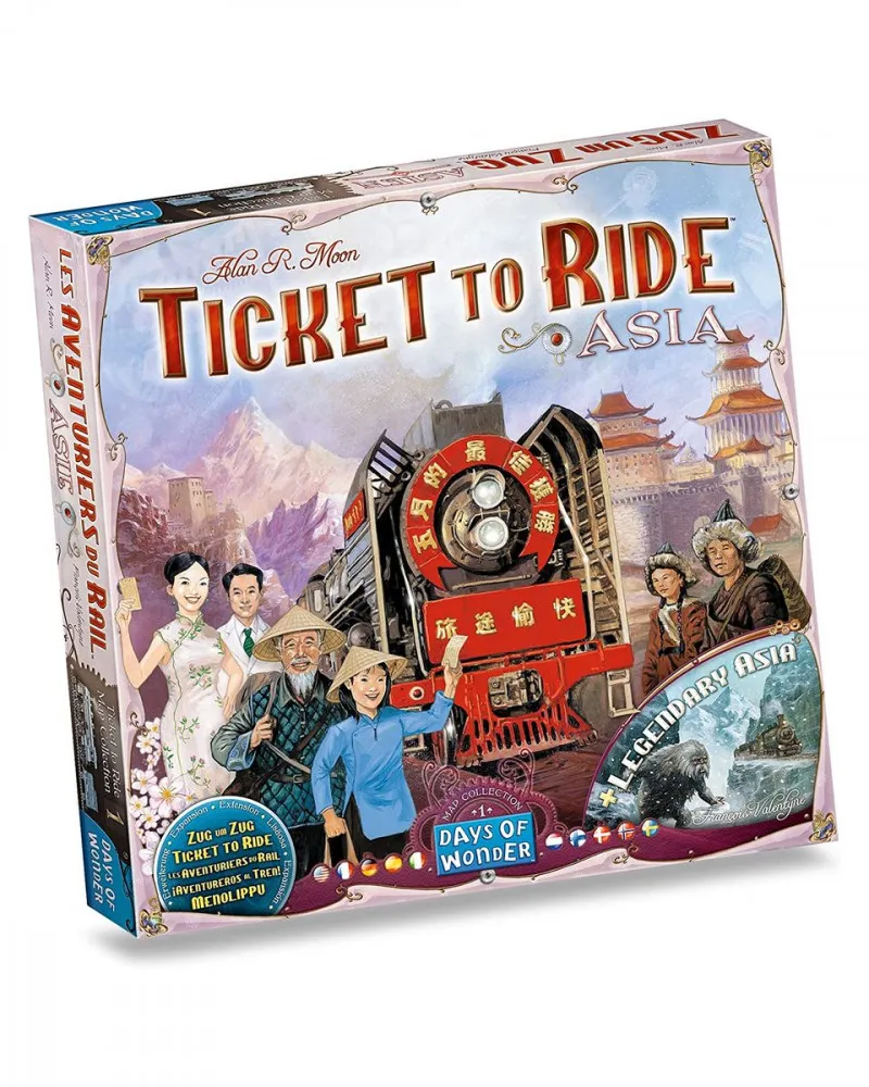 Društvena igra Ticket to Ride Asia (Eng) 