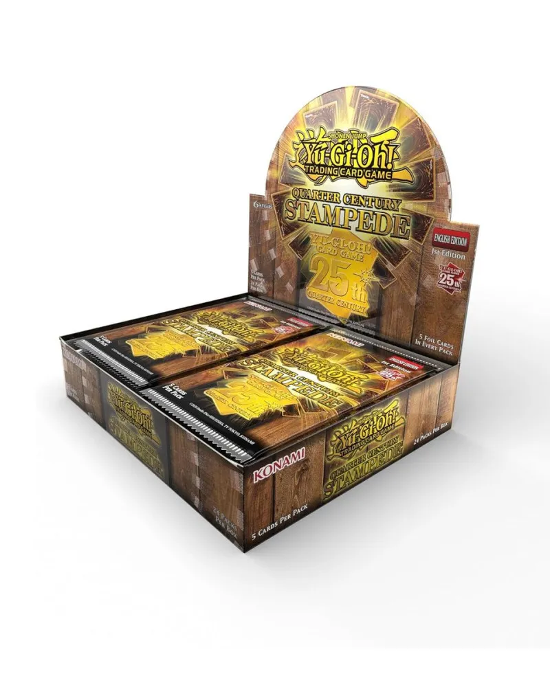 Društvena igra - Yu-Gi-Oh! - Trading Card Game - Quarter Century Stampede Booster Box - 24-Pack 