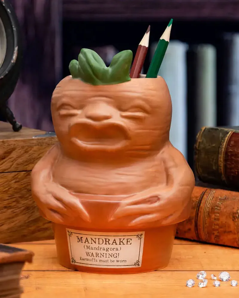 Držač za olovke Paladone Harry Potter - Mandrake - Pen and Plant Pot 