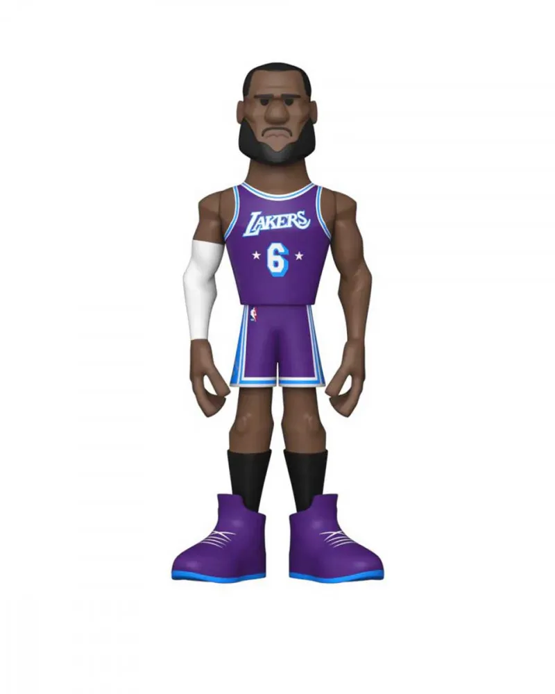 Figure Funko Premium - Basketball NBA - LA Lakers - LeBron James (Purple Jersay) 