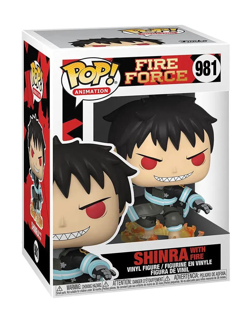 Bobble Figure Anime - Fire Force POP! - Shinra With Fire 