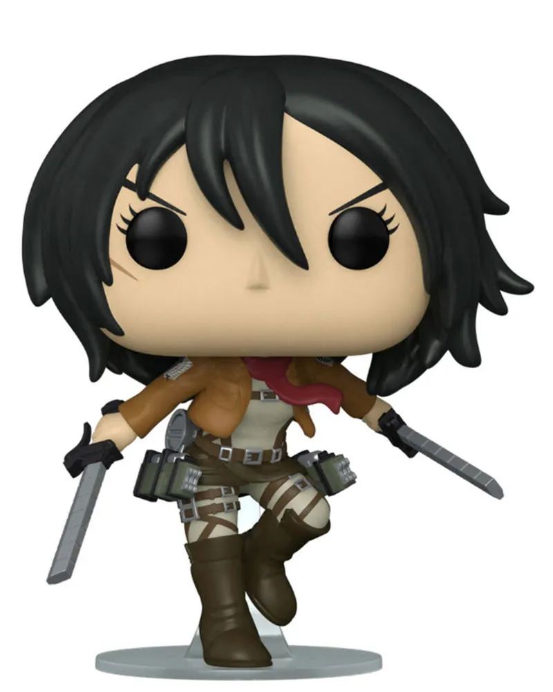 Bobble Figure Anime - Attack on Titan POP! - Mikasa Ackerman with Swords 