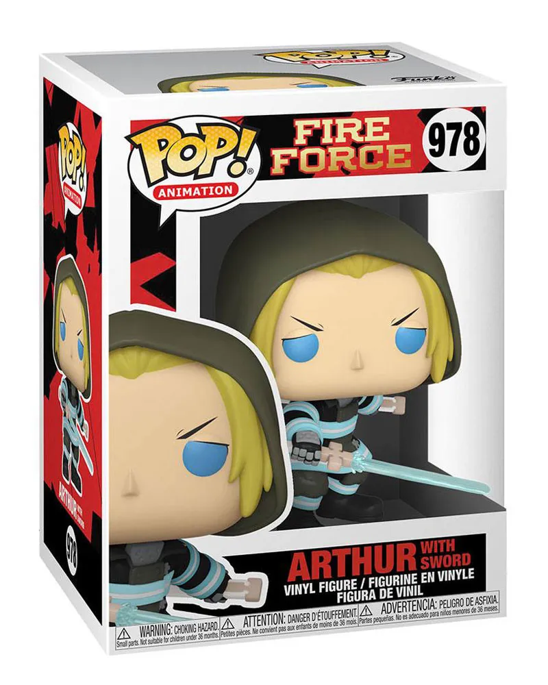 Bobble Figure Anime - Fire Force POP! - Arthur with Sword 
