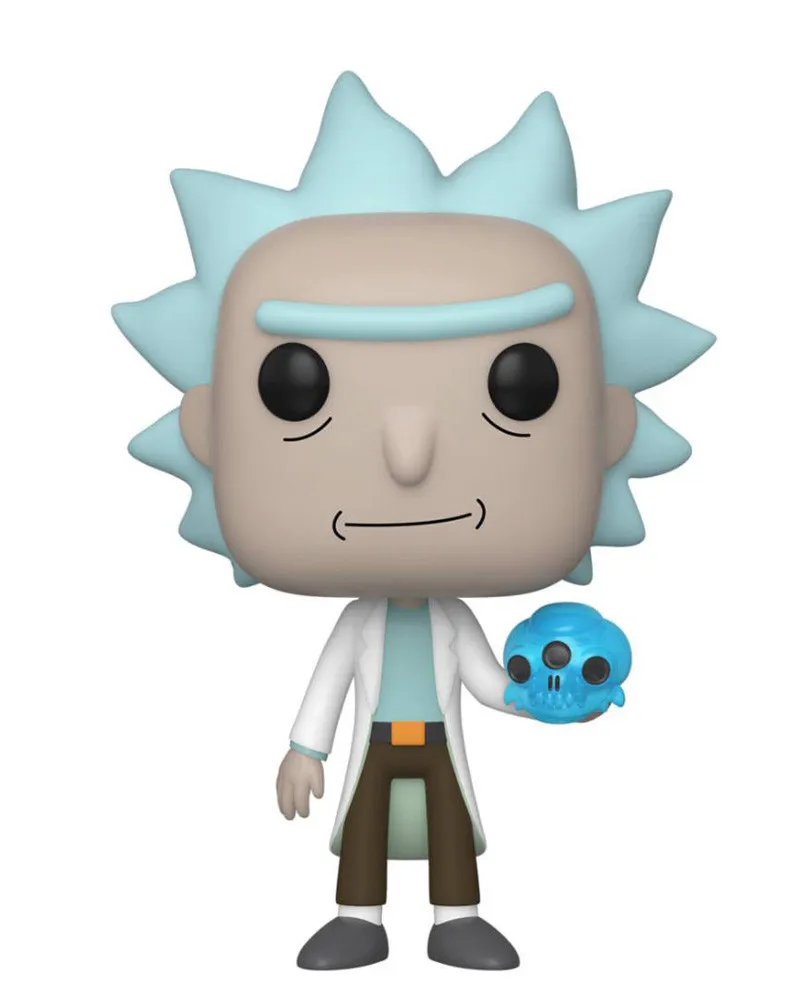 Bobble Figure Rick and Morty POP! - Rick with Crystal Skull 