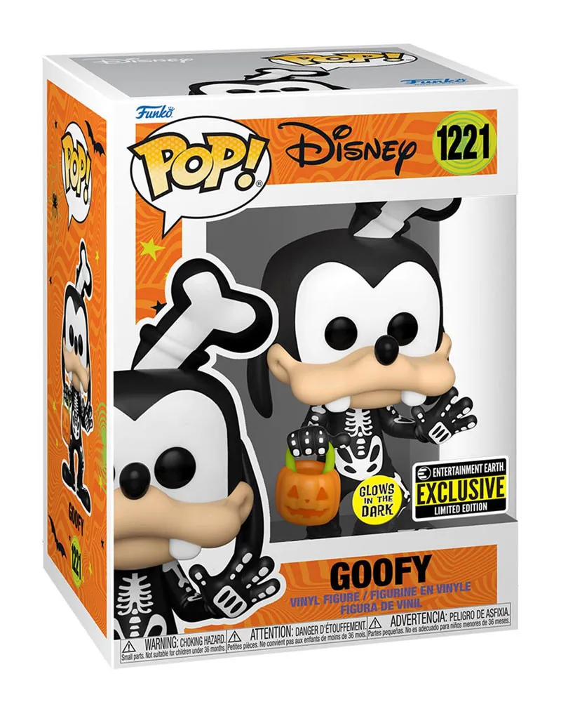 Bobble Figure Disney POP! - Goofy (Skeleton) - Glows in the Dark 