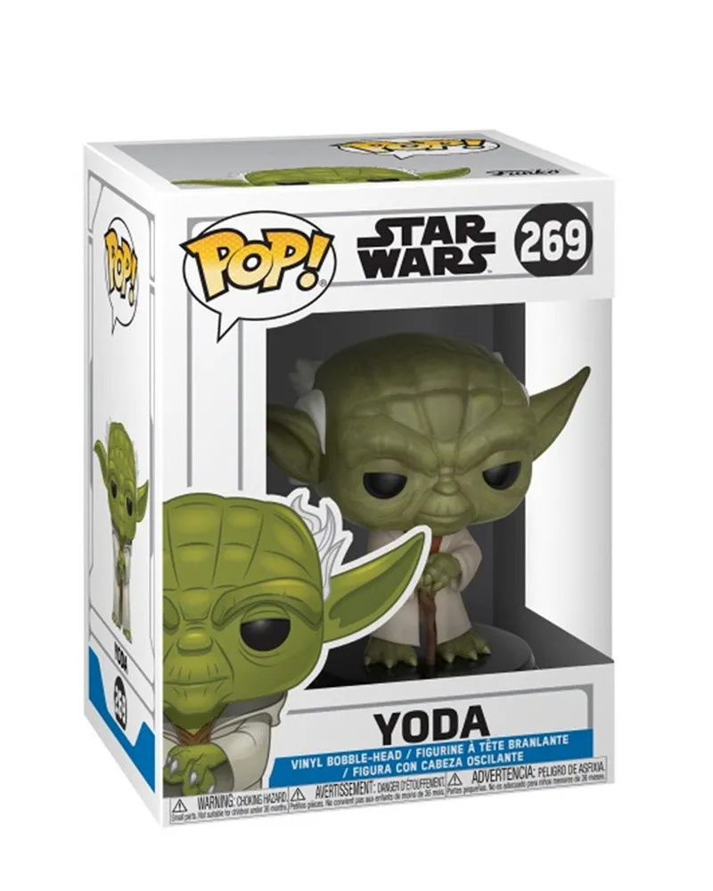 Bobble Figure Star Wars - Clone Wars POP! - Yoda 