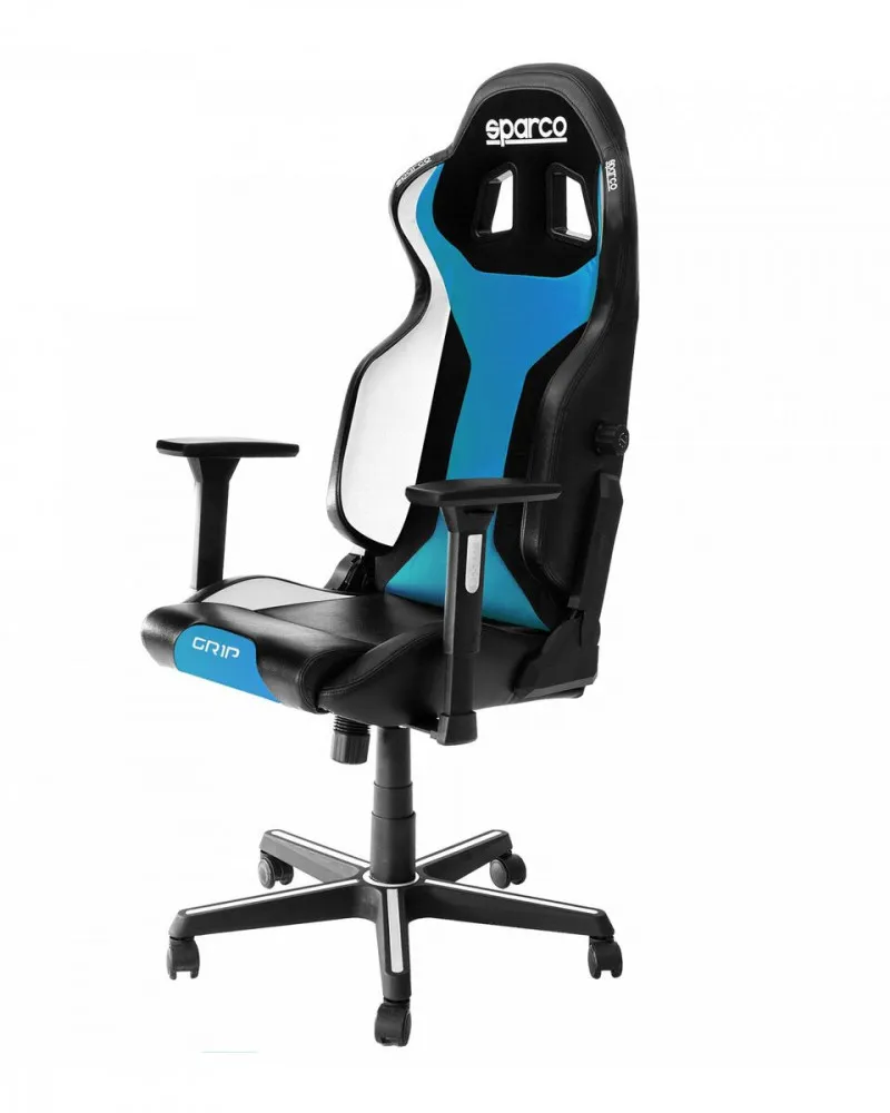 Gaming Stolica Sparco GRIP Black / Blue Sky 
