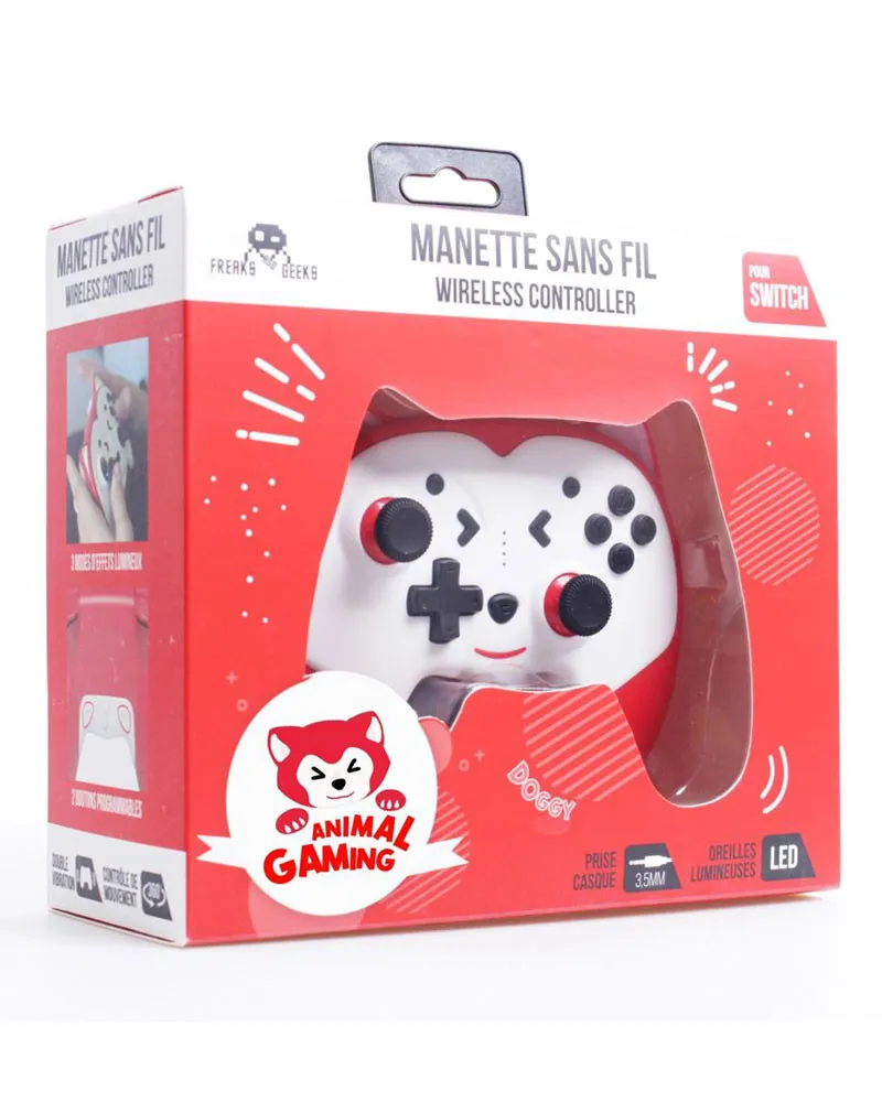 Gamepad Freaks And Geeks - Animal Gaming - Wireless Controller - Red 