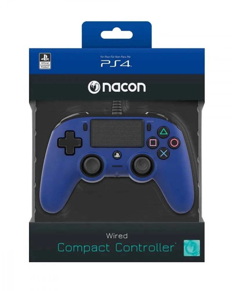 Gamepad Nacon Wired Compact Controller - Blue 