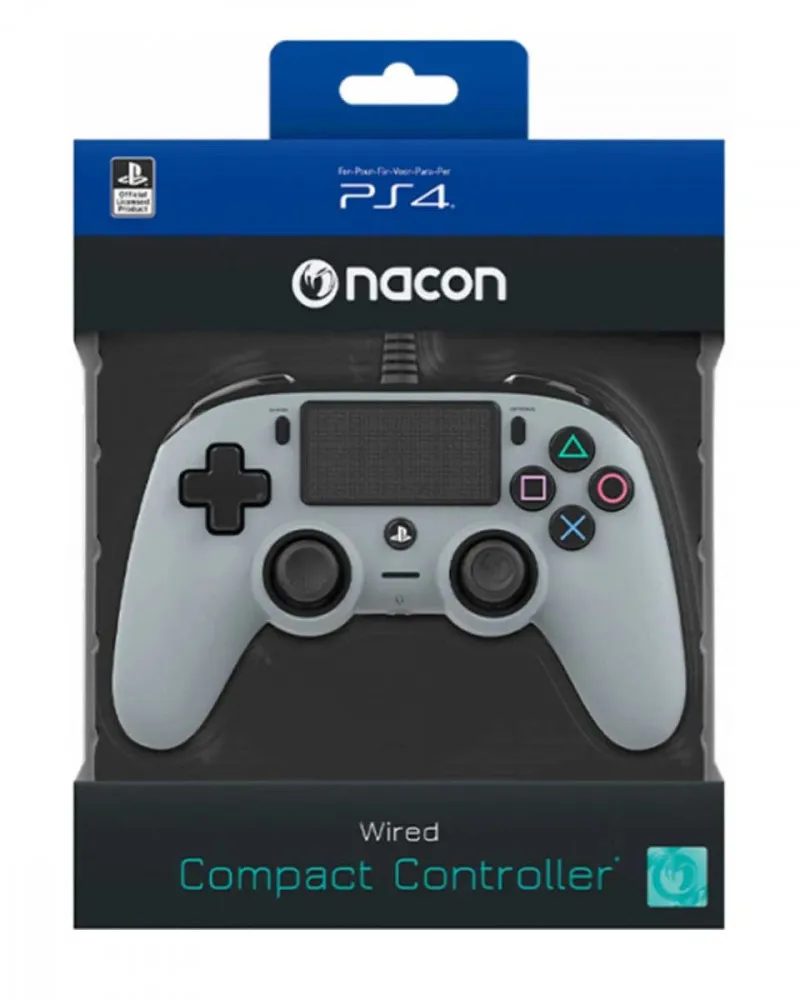 Gamepad Nacon Wired Compact Controller - Grey 