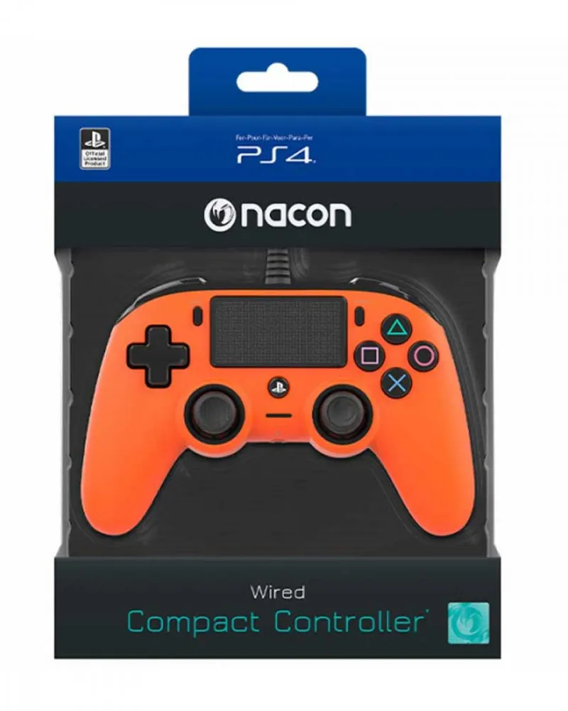 Gamepad Nacon Wired Compact Controller - Orange 
