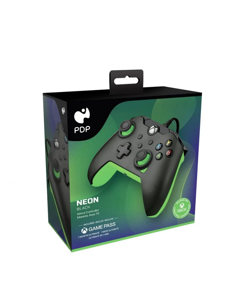 Gamepad PDP Neon Black - Green 