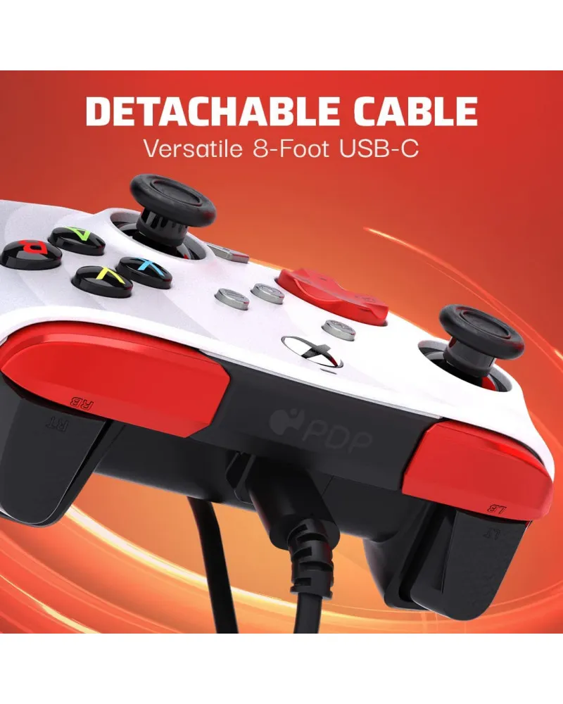 Gamepad PDP Rematch Radial White 