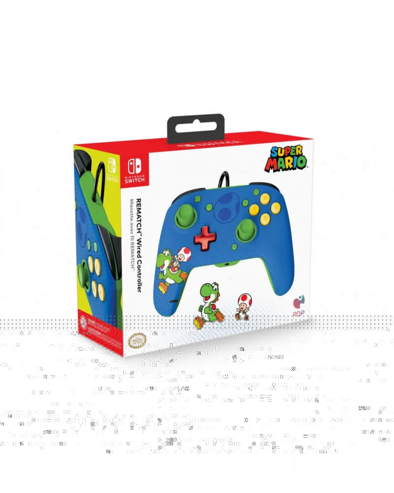 Gamepad PDP Rematch - Super Mario - Toad & Yoshi 