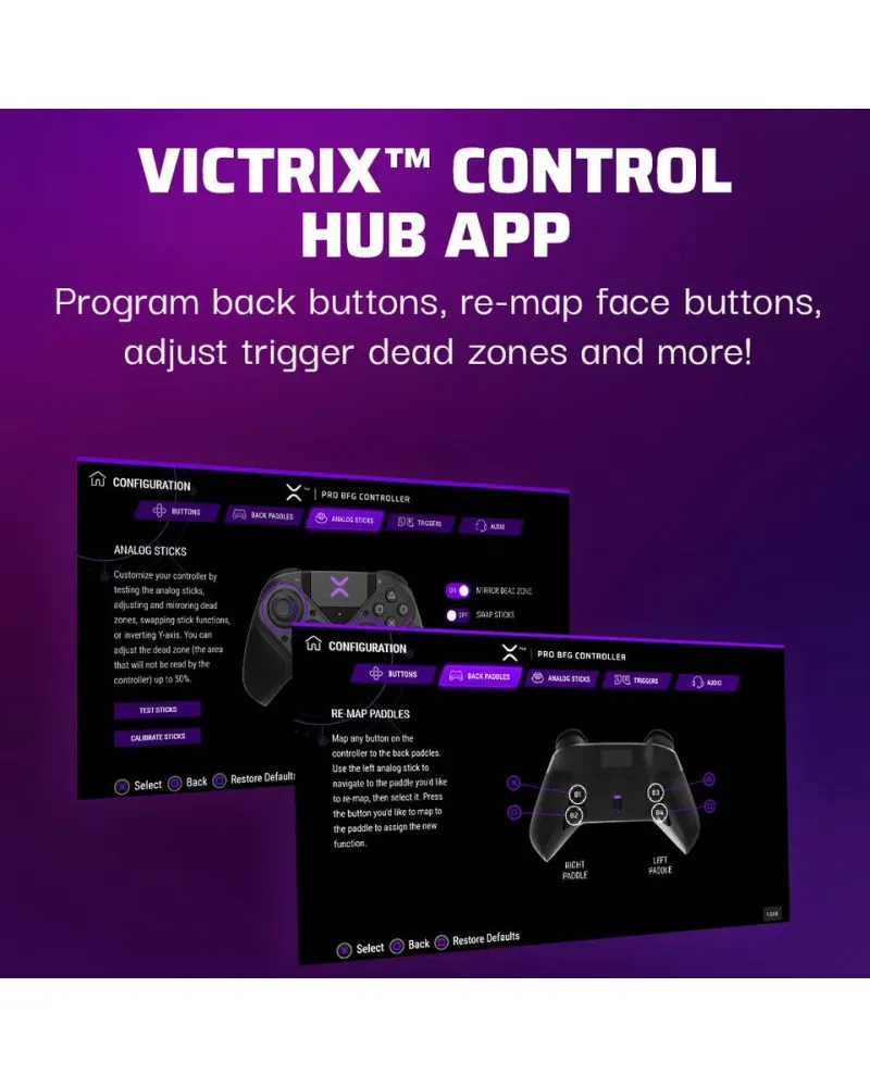Gamepad PDP Victrix Pro Hybrid Wireless Controller Black 