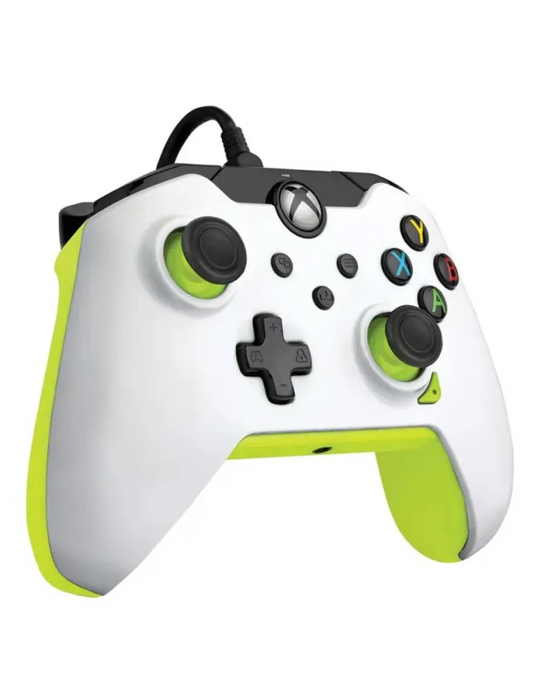 Gamepad PDP Wired Controller - Electric White - Yellow 