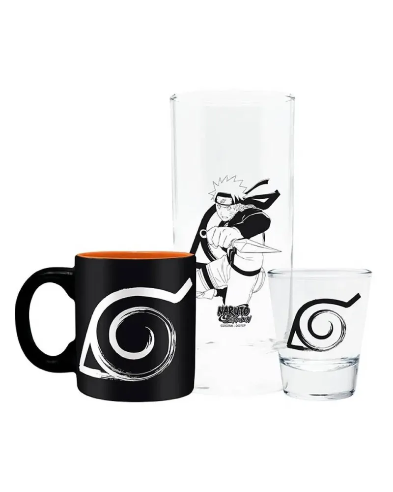 Gift Set AbyStyle - Naruto Shippuden - Set 3 Čaše 