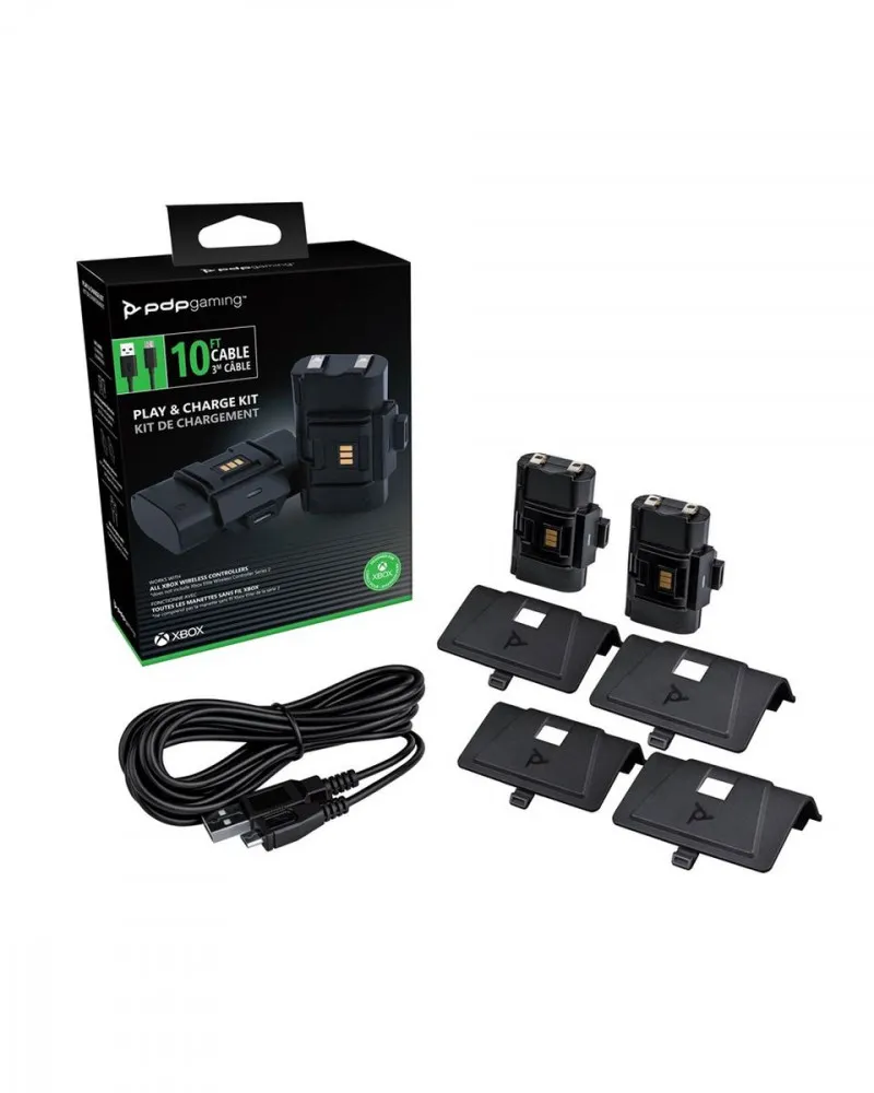 XBOX One Play & Charge Kit Black - PDP 