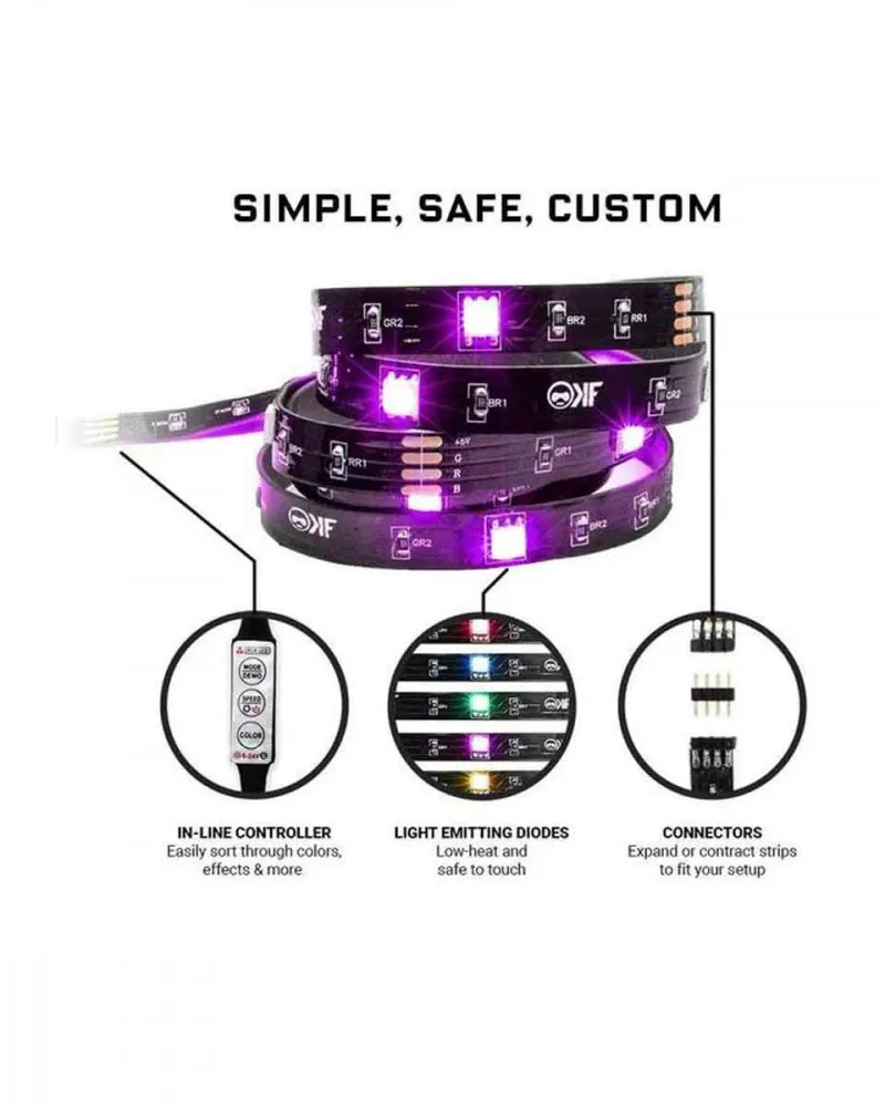 KontrolFreek Gaming Lights - Led Kit 12ft ( 3,6m ) 