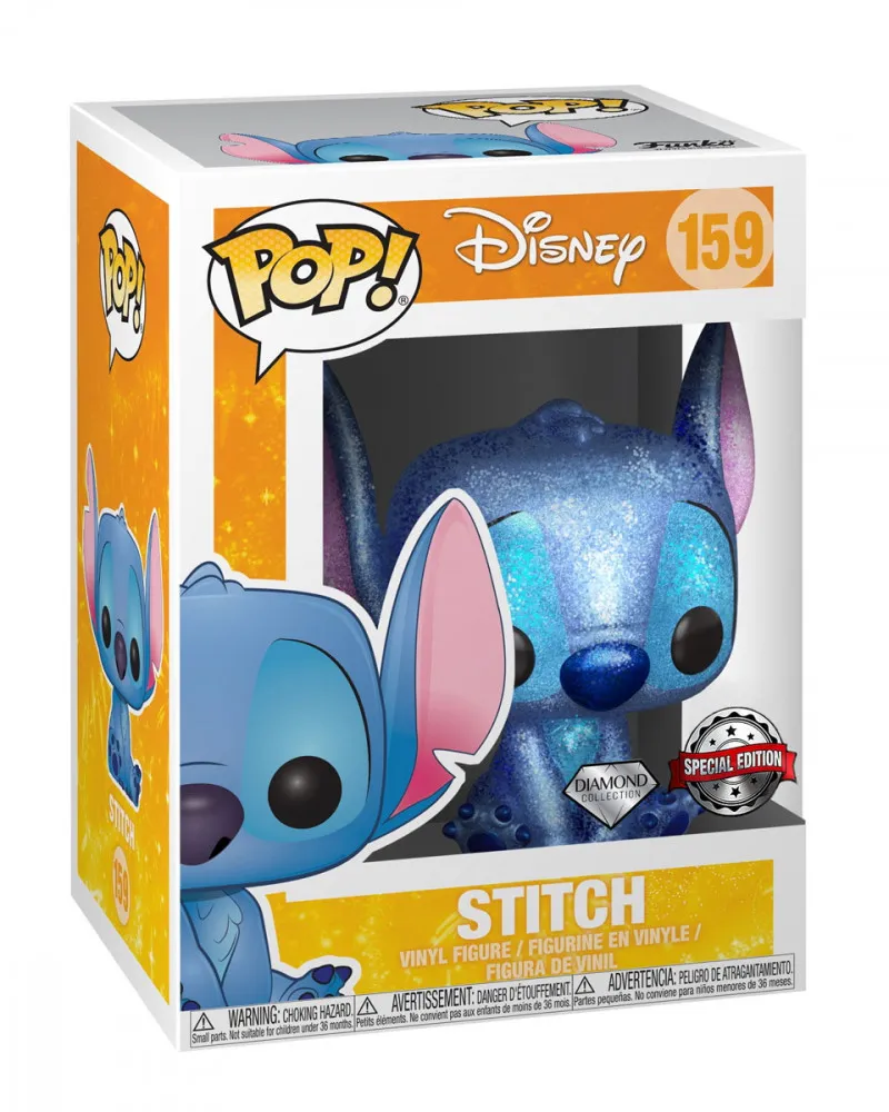 Bobble Figure Lilo & Stitch POP! - Stitch Seated - Diamond Collection 