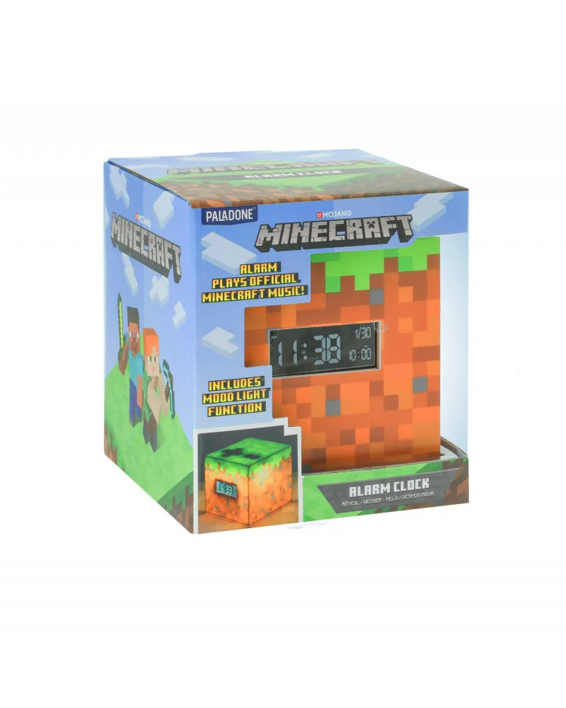 Sat Paladone Minecraft - Alarm Clock 