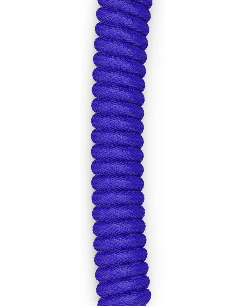 Kabl Glorious Coiled Cable USB-C - Cobalt Blue 