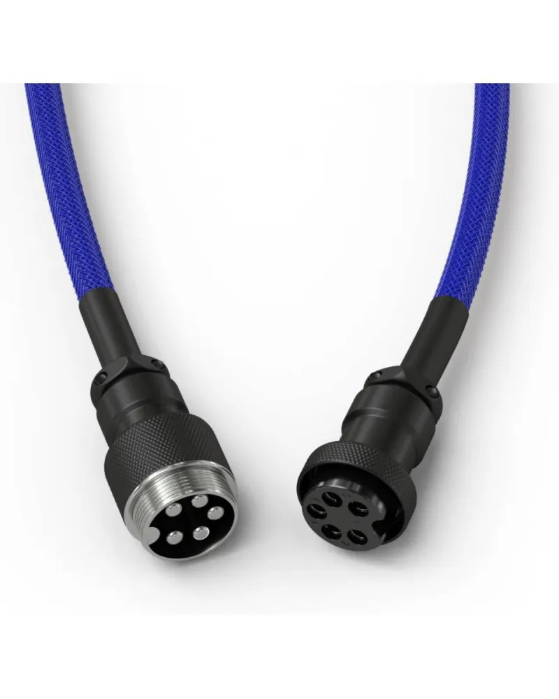 Kabl Glorious Coiled Cable USB-C - Cobalt Blue 