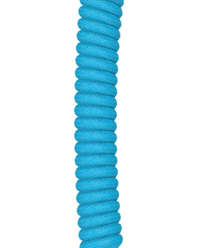 Kabl Glorious Coiled Cable USB-C - Electric Blue 