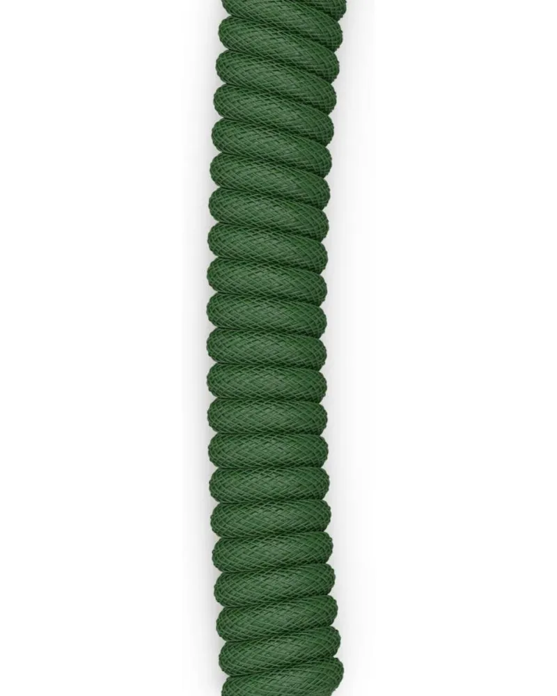 Kabl Glorious Coiled Cable USB-C - Forest Green 