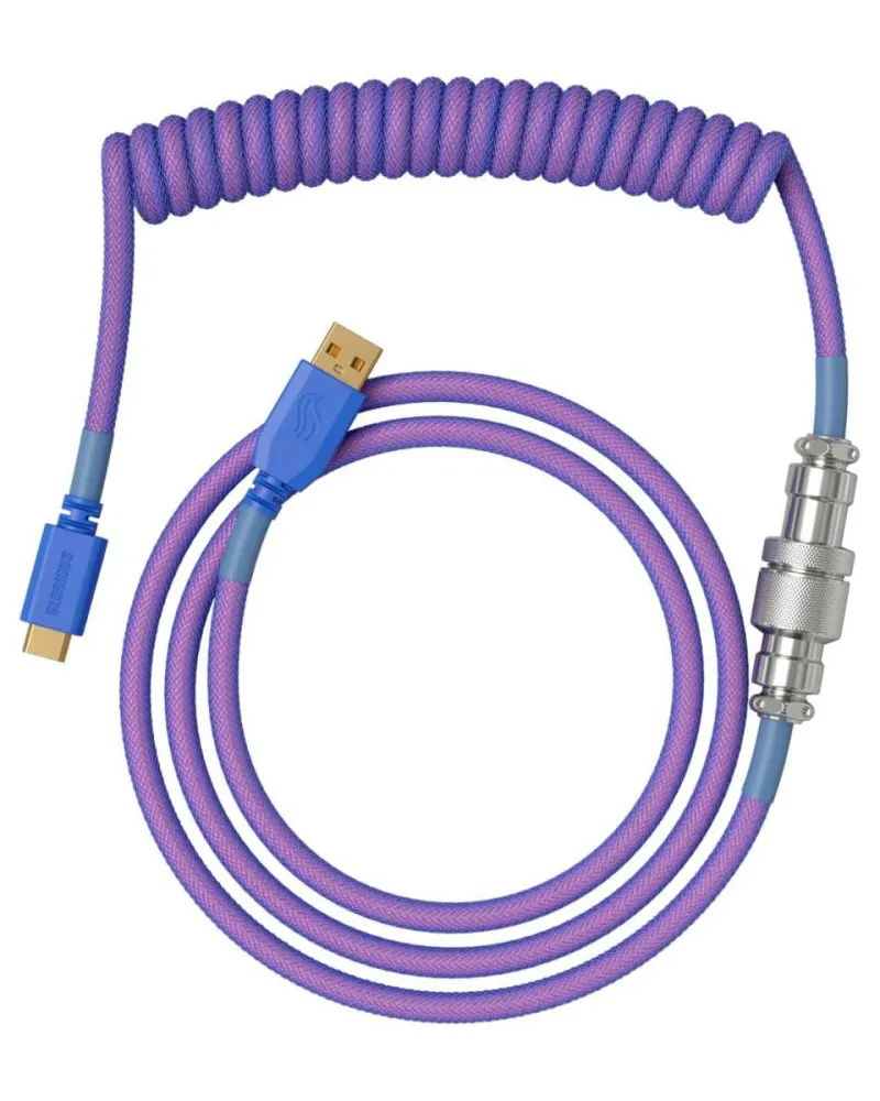 Kabl Glorious Coiled Cable USB-C - Nebula 