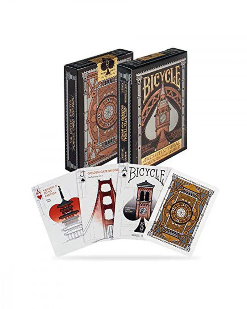 Karte Bicycle Ultimates - Architectural Wonders of the World - Playing Cards 