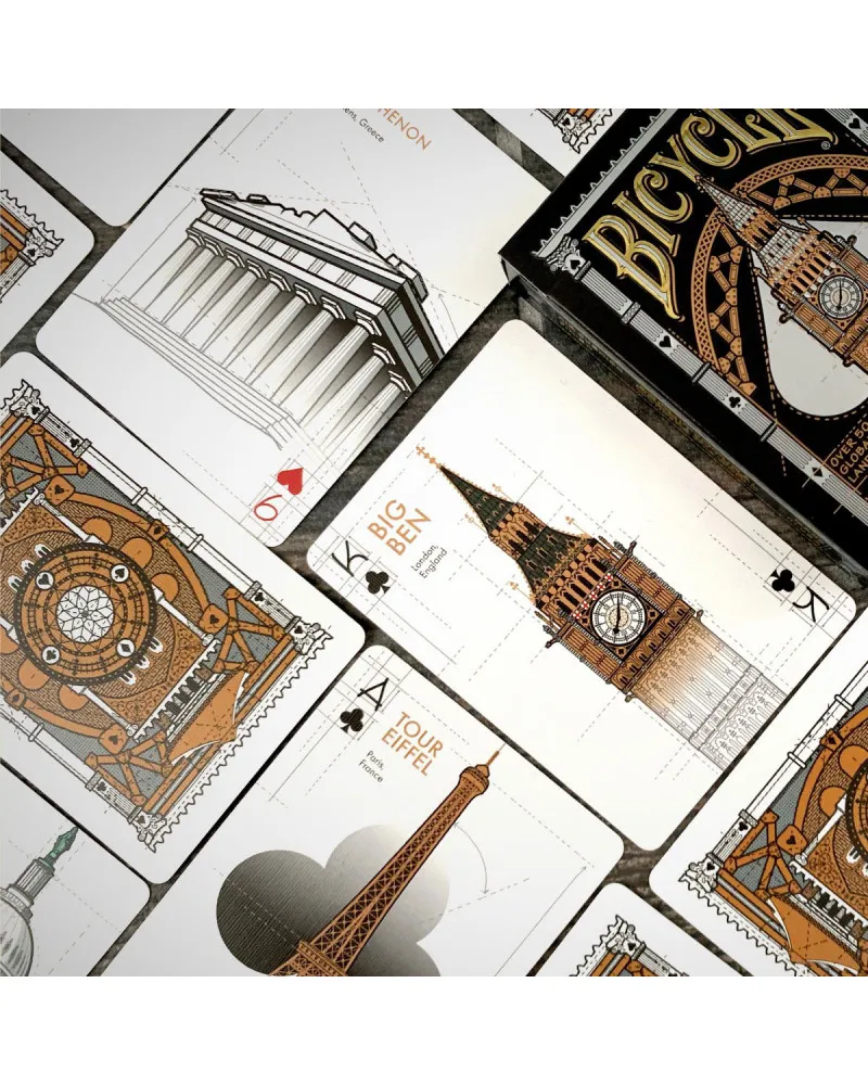 Karte Bicycle Ultimates - Architectural Wonders of the World - Playing Cards 