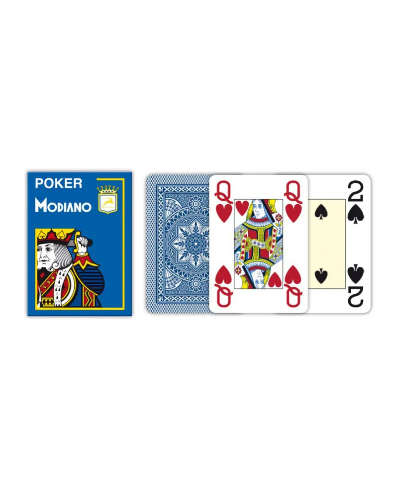 Karte Modiano - Poker 4 Jumbo - Blue 