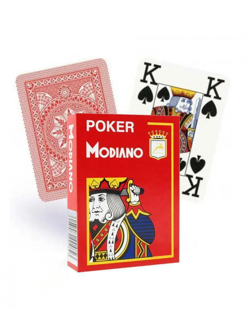 Karte Modiano - Poker 4 Jumbo - Red 