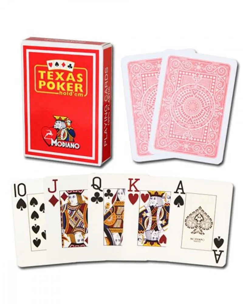 Karte Modiano - Texas Poker 2 Jumbo - Red 