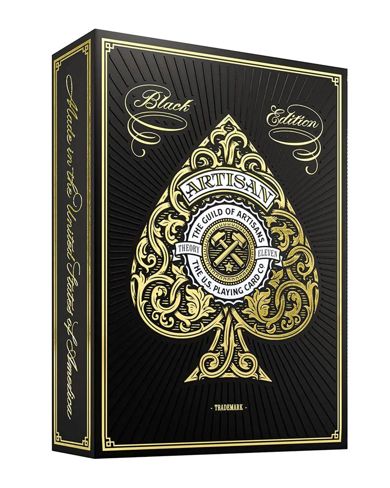 Karte Theory 11 - Artisan - Black - Playing Cards 