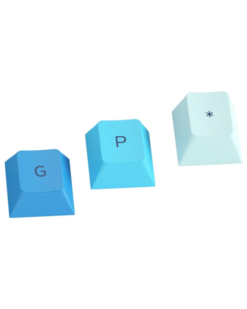Keycaps Glorious GPBT - Ocean Blue - ISO - UK Layout 