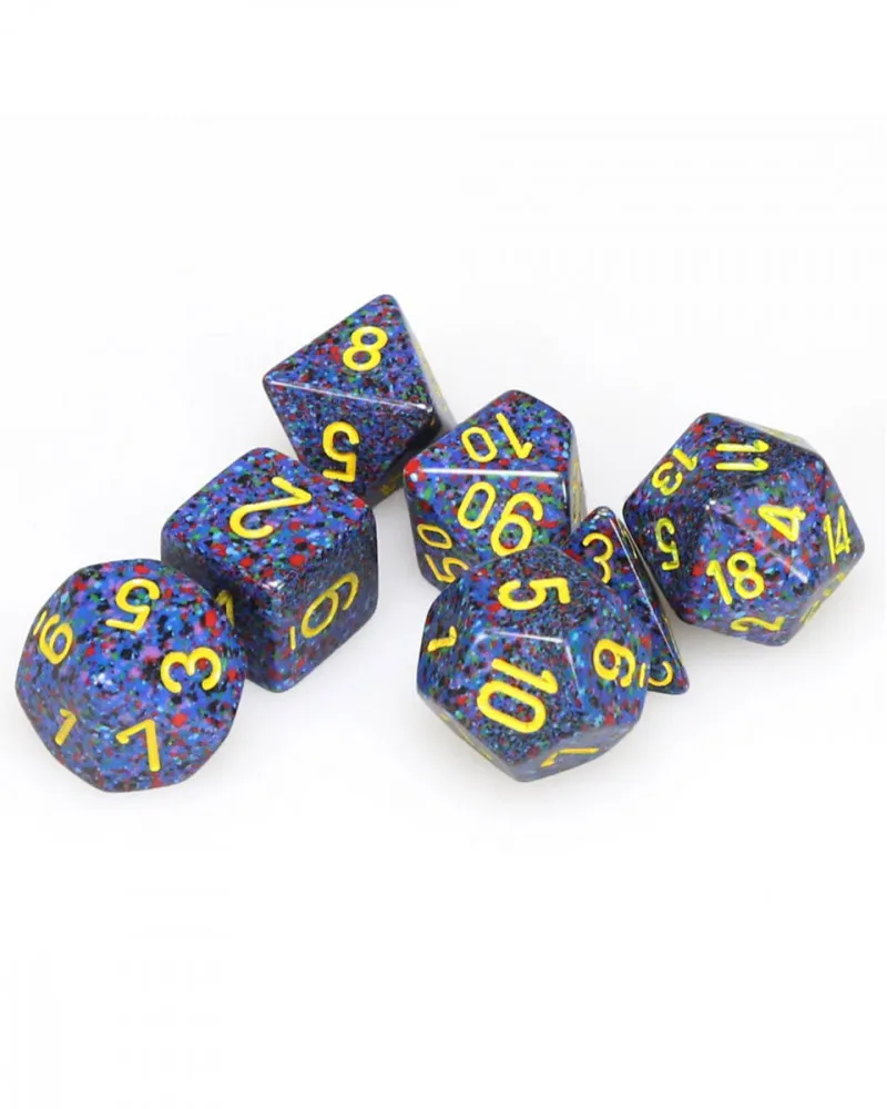 Kockice Chessex - Polyhedral - Speckled - Twilight (7) 