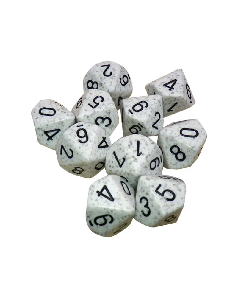 Kockice Chessex - Speckled - Arctic Camo (10) 