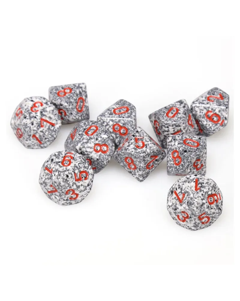 Kockice Chessex - Speckled - Granite (10) 