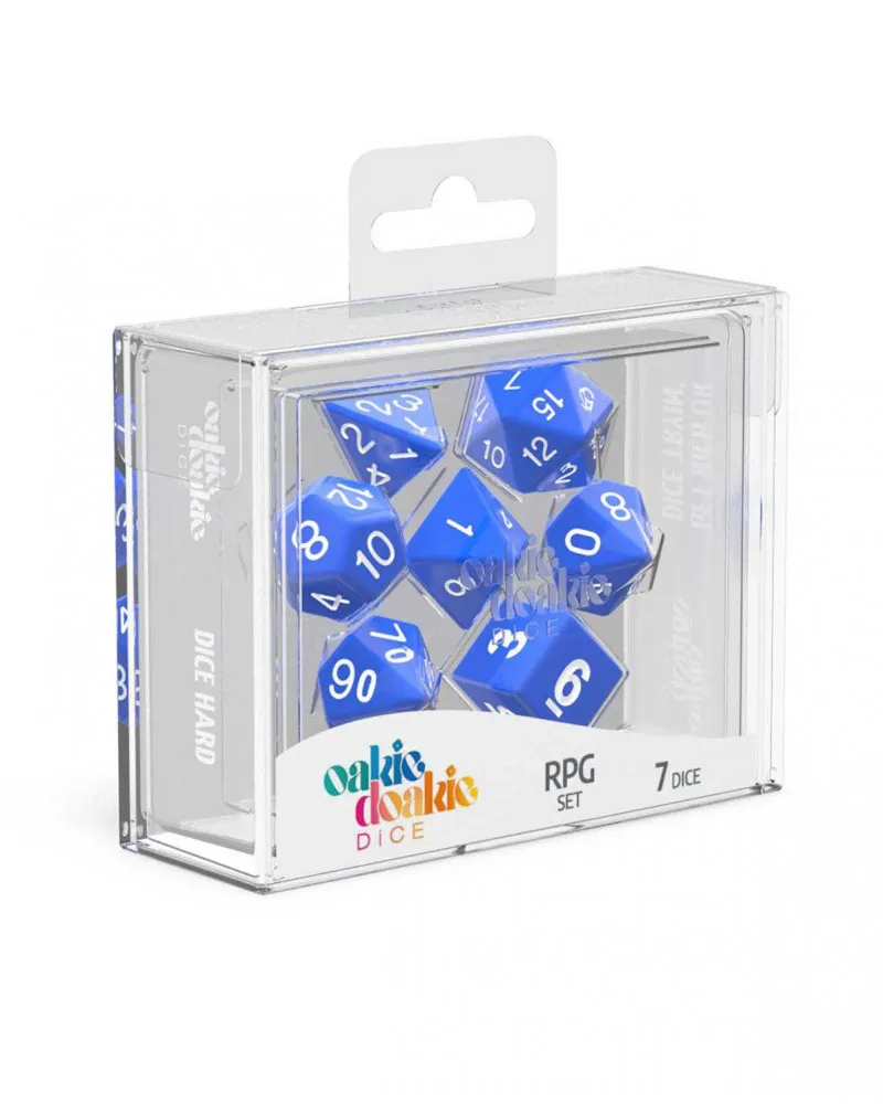 Kockice Oakie Doakie Dice RPG Set Solid - Blue (7) 