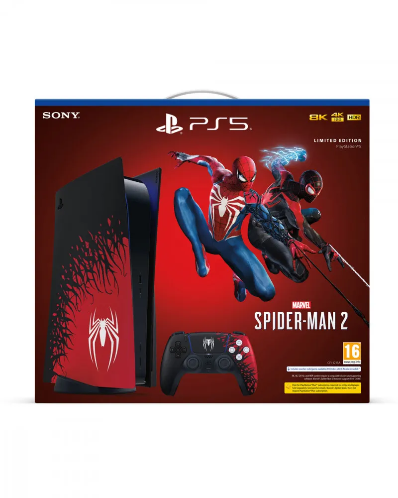Konzola PlayStation 5 - 825GB + PS5 Spider-Man 2 - Limited Edition 