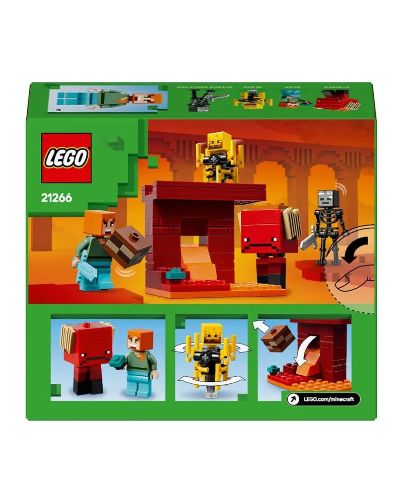 LEGO Minecraft - The Nether Lava Battle 
