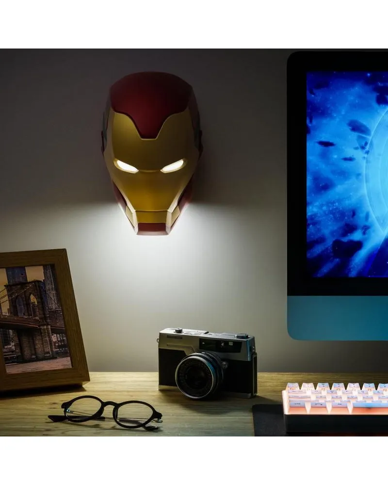 Lampa Paladone Marvel - The Infinity Saga - Iron Man Mask Light 